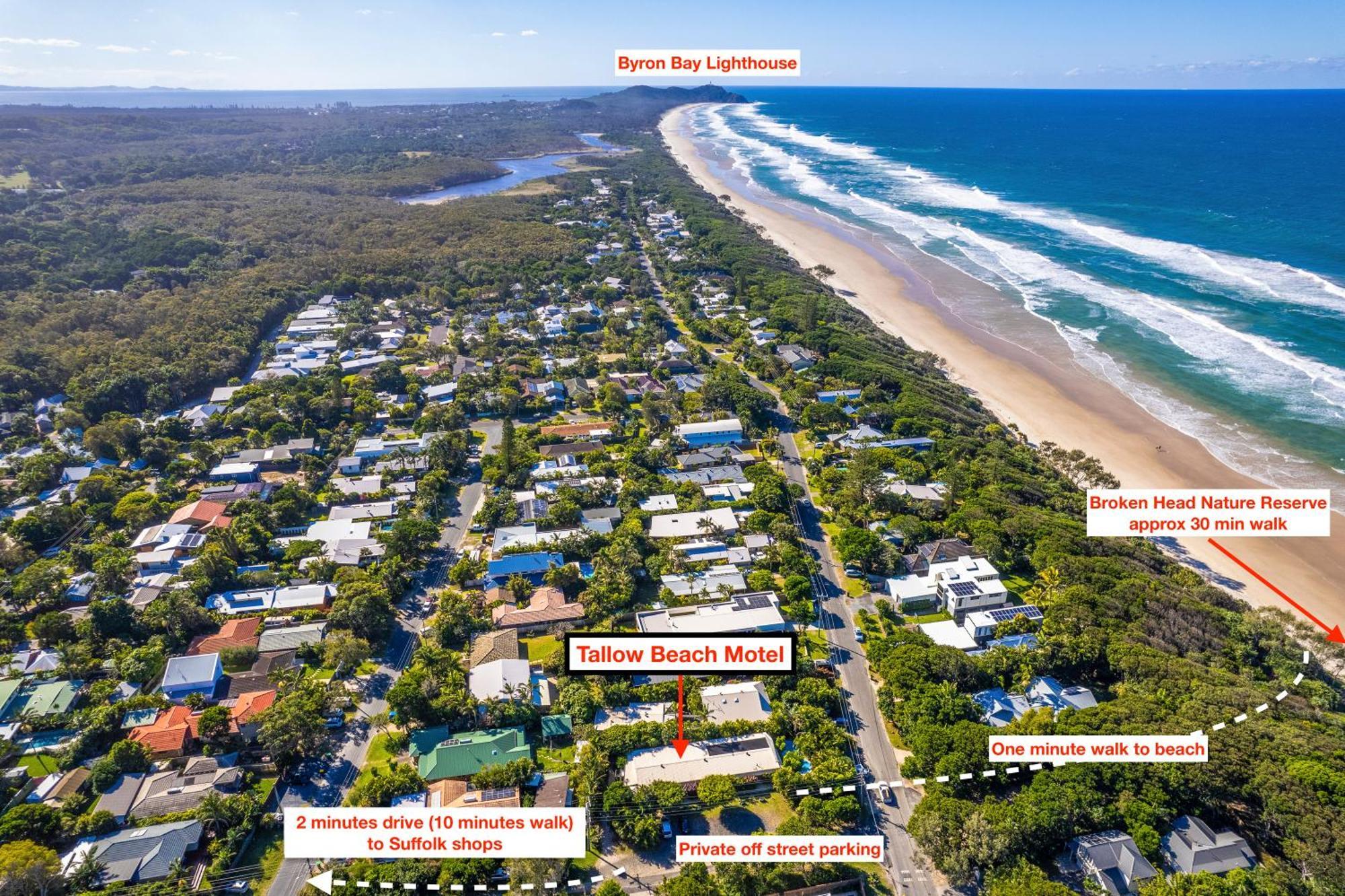 Tallow Beach Motel (Adults Only) Byron Bay Esterno foto